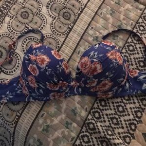 Raisins Brand Bikini Push Up Top NWOT (attached)